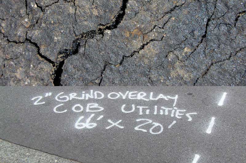 Benjamin Asphalt Seattle, WACracked Asphalt Repair & Fabric Overlays